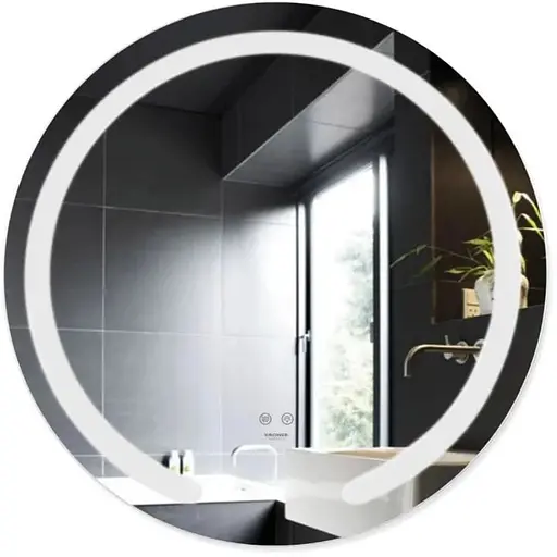 Дзеркало Kroner KRM Spiegel R1 - 6060 з LED-підсвічуванням та антизапітнінням (CV030041) - фото 1