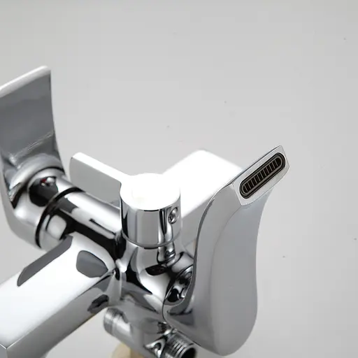 Душевая система Frap F2469, поворотный излив - переключатель на лейку, 3 режима, Хром - фото 3