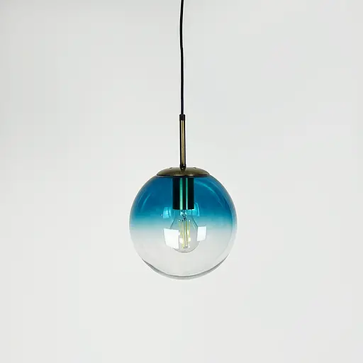Подвес со стеклянным плафоном с градиентом голубого Ø 20 см | Line F | Арт. AA321-200 Blue - фото 3