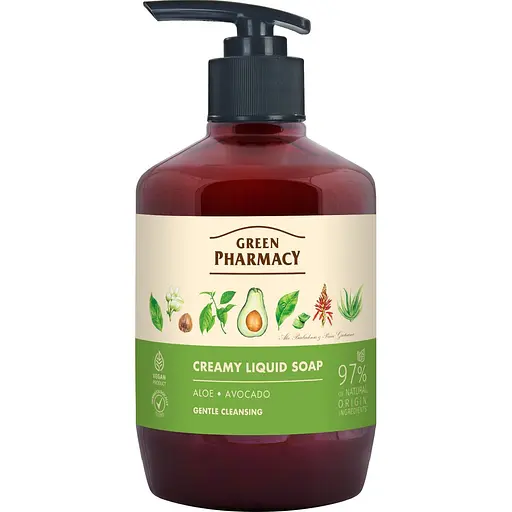 Рідке мило Зелена Аптека Алое та авокадо 460 мл