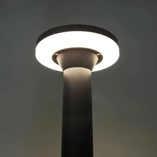 Ландшафтний світильник стовпчик з круглим верхом 60х15 см | Line F | Арт. 76106-6 - фото 5