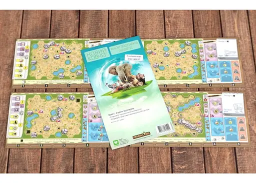 Новий Ковчег Igames Мапи зоопарків. Набір 2 Ark Nova Zoo Map Pack 2 укр. (2403) - фото 3