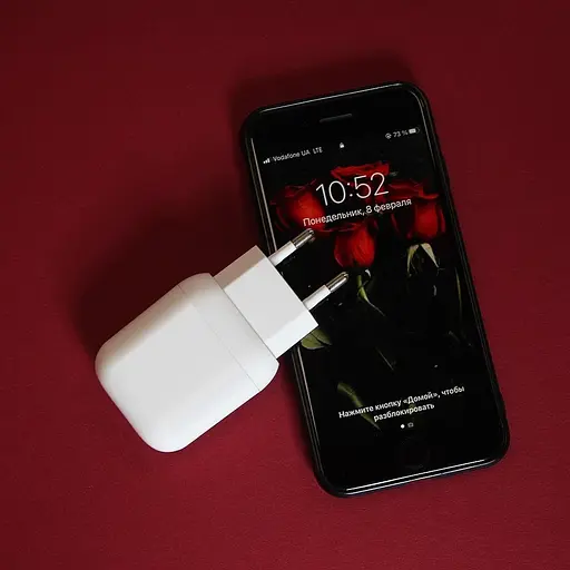 Комплект зарядний адаптер блок і кабель XO L37 для iPhone USB Lightning 1m білий - фото 6