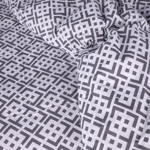 Наволочка Mirson Ranforce Elite Abstract Graphite 70х70 см (2200013165835) - фото 2