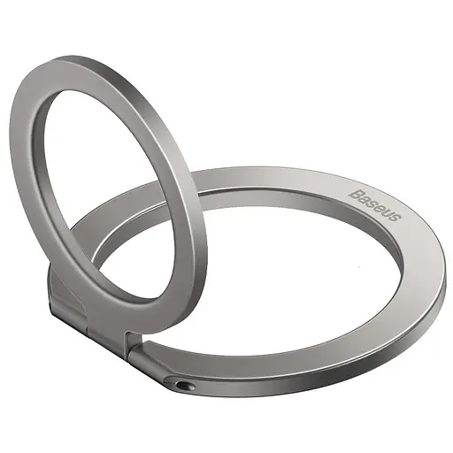 Тримач для телефону Baseus Halo Series Foldable Metal Ring (Single ring) (SUCH00001) Silver - фото 3