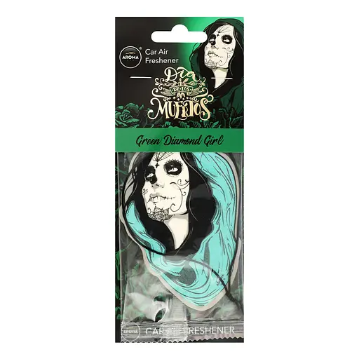 Ароматизатор Aroma Car Dia De Los Muertos Green Diamond Girl - фото 2