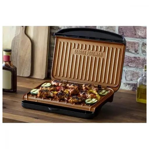 Електрогриль притискний George Foreman Fit Grill Copper Medium 25811-56 - фото 3