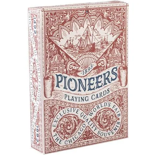 Карти гральні Cartamundi Ellusionist Pioneers Marked (red) (PC_ELPMR)