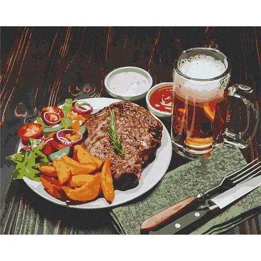 Набір для розпису ArtCraft Холостяцька вечеря 40x50 см (12016-AC)