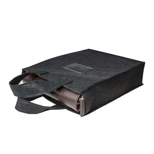 Шкіряна чоловіча сумка через плече GRANDE PELLE 24х24 см nsa0001289 - фото 3