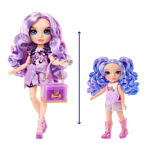 Игровой набор с куклой Аметиста Rainbow High 531234 серии Littles с аксессуарами - фото 6