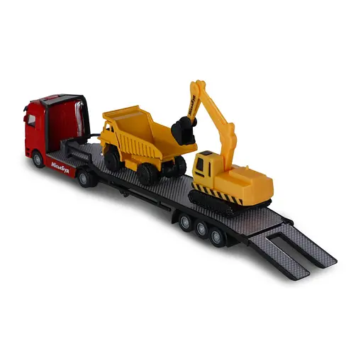 Ігровий набір Автоперевізник TechnoDrive 541757.270 самоскид, екскаватор - фото 4