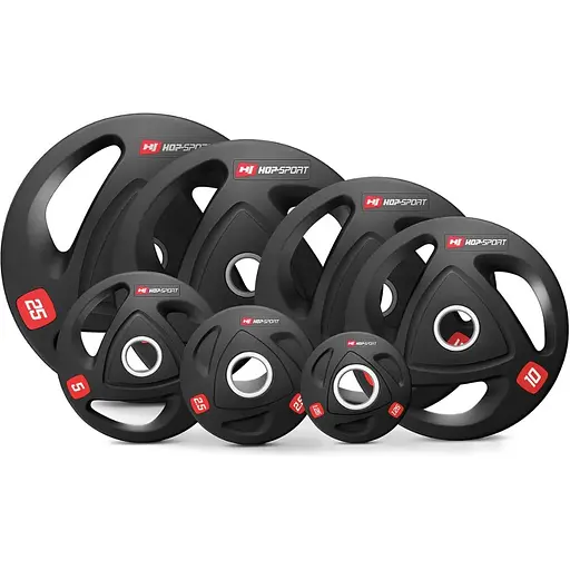 Набор олимпийский Hop-Sport PRO 100кг с грифом 220см - фото 2