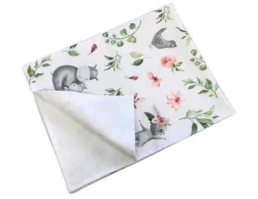 Непромокаемая пеленка Moontime "Бегемотики" - фото 1