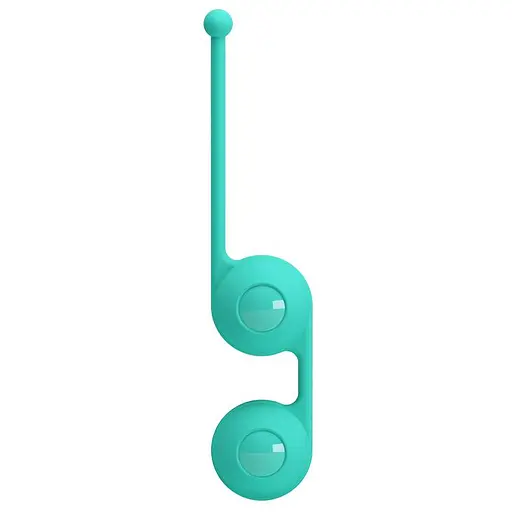 Вагинальные шарики Pretty Love Kegel Tighten Up Balls III, 17 см, мятный - фото 4