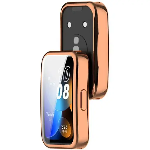 Чехол-накладка DK для Huawei Band 8 / 9 Silicone Face Case (016324) (rose gold) - фото 2