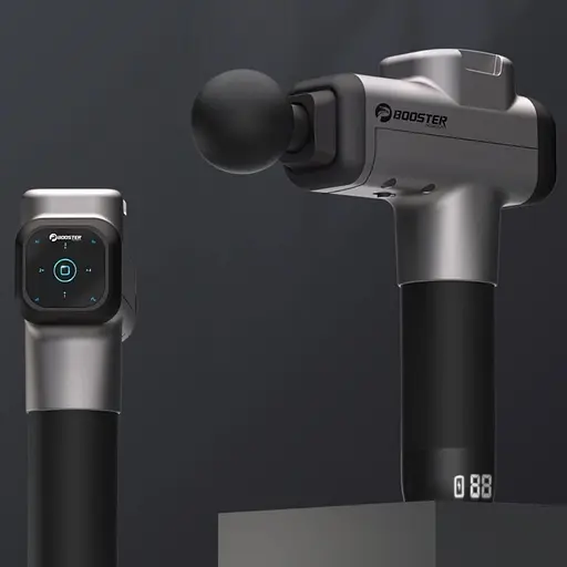 Перкуссионный массажер триггерных точек Booster М2-А Массажный пистолет (6 насадок + кейс) - фото 6