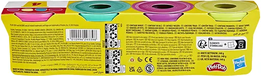 Набор массы для лепки Hasbro Play-Doh-4 баночки (G0512_G0689) - фото 2