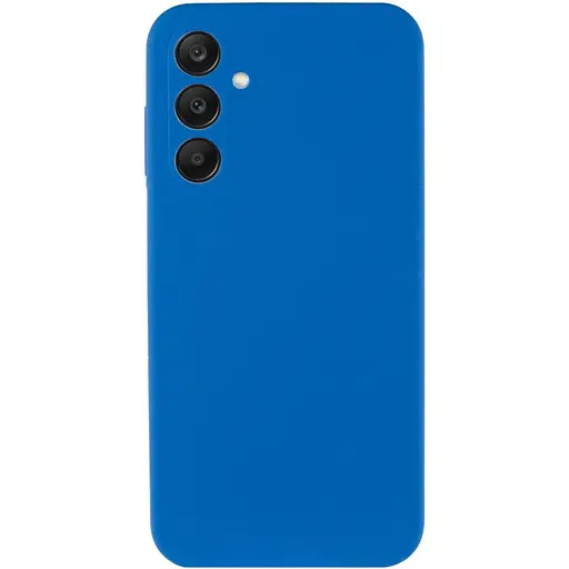 Чехол Lakshmi Silicone Cover Full Camera AAA для Samsung Galaxy A36 5G Синий/Denim Blue - фото 2
