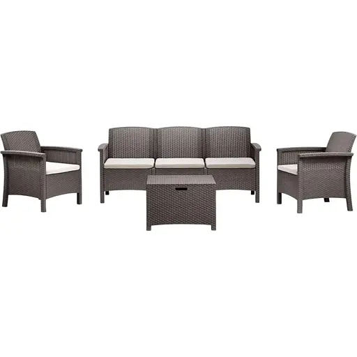 Набор садовой мебели Bica Venezia 3 серо-бежевый - фото 1