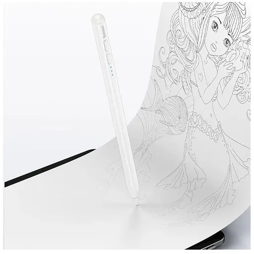 Стилус Baseus Smooth Writing с индикаторами LED + Active tip SXBC000202 - фото 8