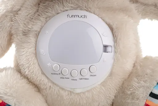 Іграшка-нічник Funmuch Видра з функцією колисання, проектором; колискові, білий шум (7120508) - фото 5