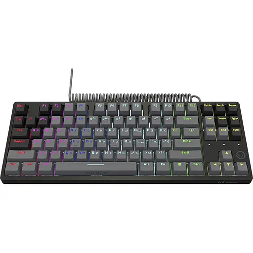 Клавиатура Lorgar Azar 514 TKL RGB EN+UA Black (LRG-GK514TKL-BK-UA) - фото 3