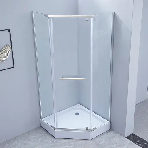 Душевая кабина Lidz Dozorca SC9 0x90.CRM.LOW.TR, стекло прозрачное 6 мм, Хром, Универсальная, прозрачная - фото 7