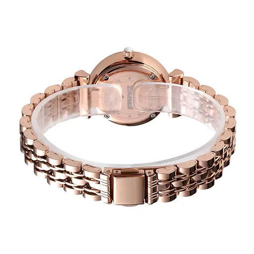 Женские классические часы Skmei 1533 Золотистые - фото 6