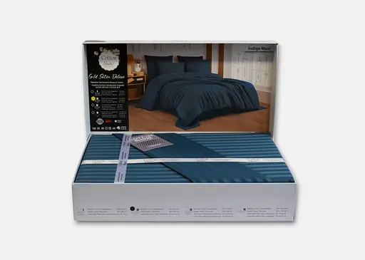 Постільна білизна Indigo Mavi Сатин-Stripe Cotton Shine pbe0051274 - фото 2