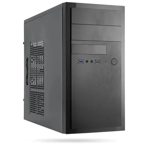 Корпус Chieftec ELOX HT-01B-OP Black, без БР, Mini Tower, Micro ATX/Mini ITX, 2xUSB 3.0