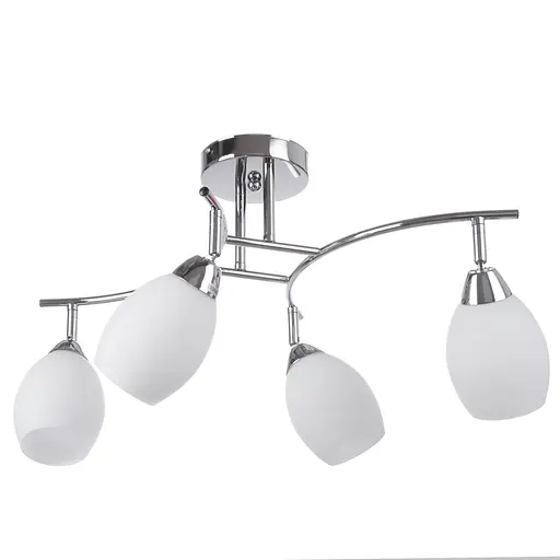 Люстра стельова Brille для кухні E14 40W CH+WH (LK-259C/4) - фото 3