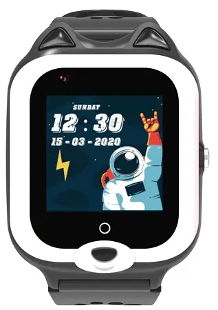 Смарт годинник-телефон дитячі Wonlex KT22 4G камера прослуховування геозона WI-FI GPS SIM Black (17004) - фото 4