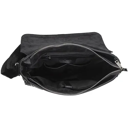 Кожаная мужская сумка через плечо TARWA 37х30х11 см sum0025812 - фото 7