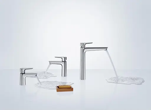 Змішувач Hansgrohe Talis E 110 для умивальника CoolStart з донним клапаном pop-up 71713000 Хром - фото 5