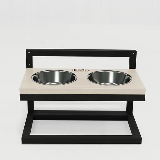 Hollky Flex S — миски на регульованій підставці для маленьких собак (2 × 0.450 л) - фото 7
