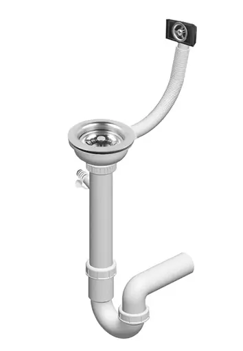 Кухонна мийка гранітна Rea Dag black плямиста ZLE-00112, Чорний - фото 4