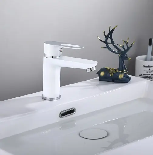 Смеситель для раковины Lidz Latwa 001 (k35) LDLAT001WHI45423 White - фото 2