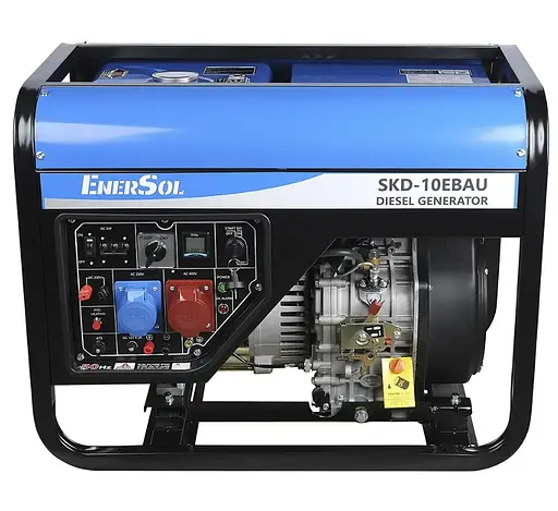 Генератор дизельний EnerSol 9/10 кВт SKD-10EBAU - фото 1