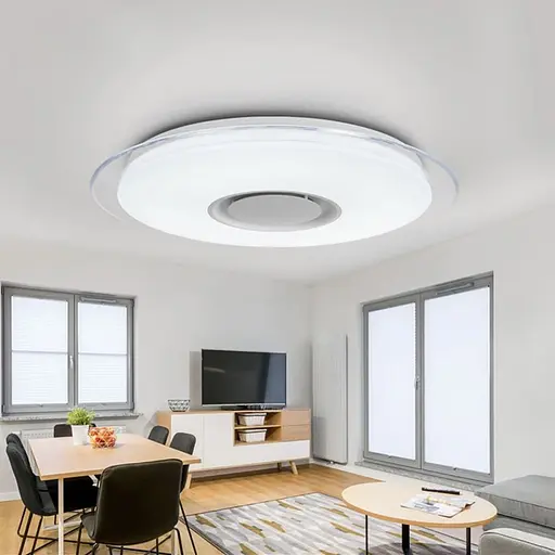 Стельовий Smart світильник з вбудованими світлодіодами Ø 60 см | Line F | Арт. W71189/600 dimmer - фото 1