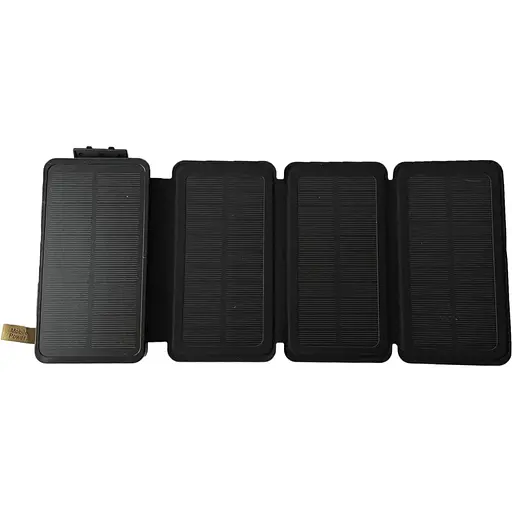 Повер банк с солнечной панелью на 36800 mAh. Универсальная мобильная батарея с фонариком