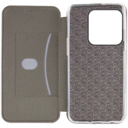 Кожаный чехол-книжка Epik Classy для Realme Note 50 5G Серый - фото 5