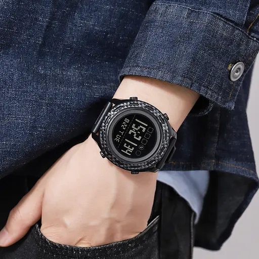 Наручний годинник чоловічий 1872BKBK Black-Black Skmei acs0030514 - фото 3