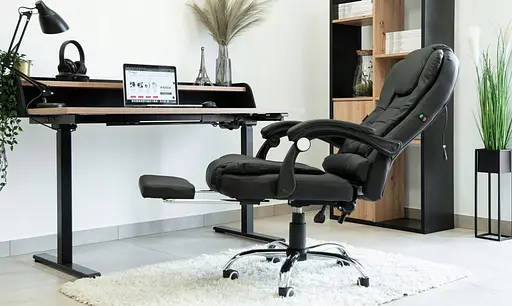 Офісне крісло Care Life Black (CF-201) - фото 2