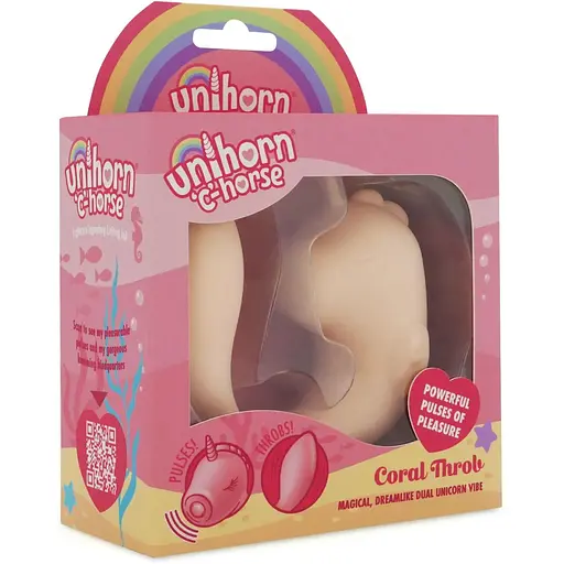 Вібратор-єдиноріжка Unihorn - C Horse - Coral Throb - фото 7