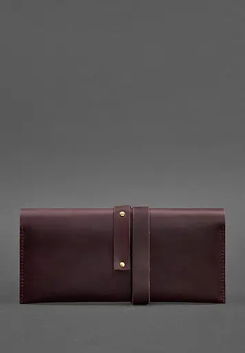 Кожаный тревел-кейс Voyager 1.0 Krast бордовый - фото 4