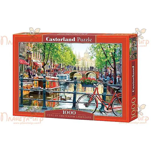 Пазл Castorland Краєвиди Амстердама Нідерланди 1000 ел. (c-103133) - фото 1