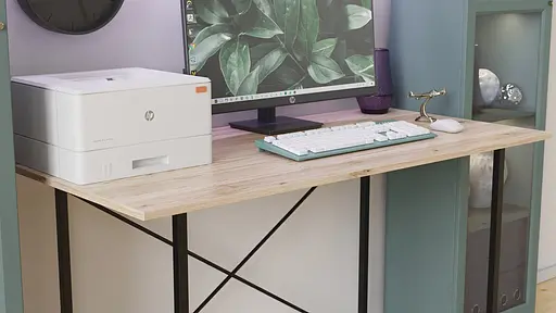 Стол письменный Line Лайт 750x1000x600 Черный металл ДСП Дуб Сан-Марино 16мм FRD-104844 - фото 3