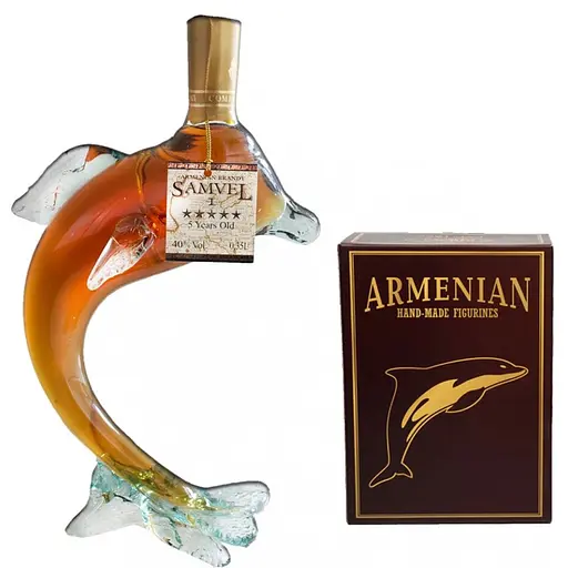 Уценка. Бренди Proshyan Армянский Дельфин 5 лет 40% 0.5 л - фото 2