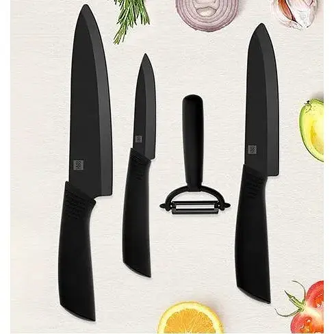 Комплект ножів Huo Hou Nano Ceramic Knifes Set 4 предмети HU0010 - фото 6